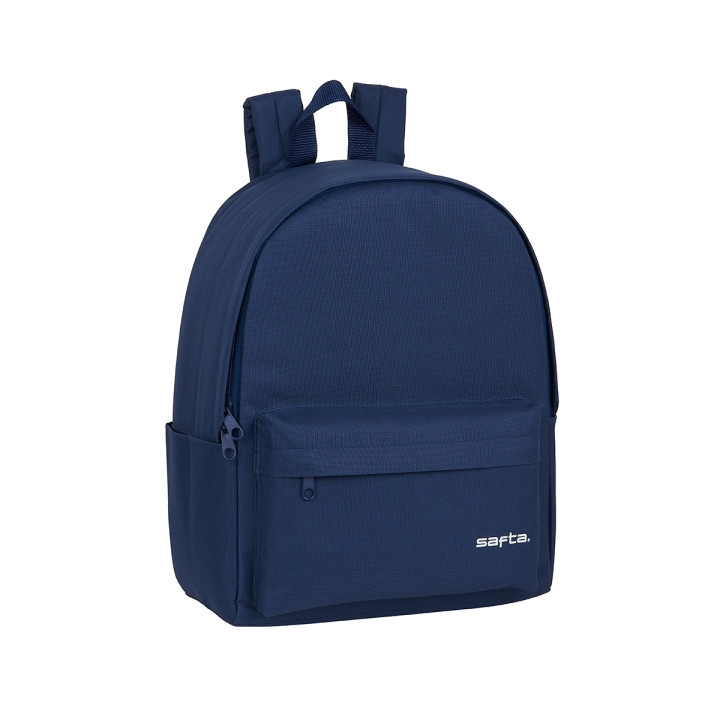 Safta Mochila para Portatil hasta 14.1" - Interior Acolchado - Correas Acolchadas - Cremallera Doble - Asa Superior - 19.85L - 3