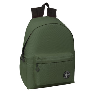 Safta Munich Teen Khaki Mochila para Portatil hasta 14.1" - 17.3L - Ergonomico - Correas Ajustables - 310x130x430mm - Color Verd
