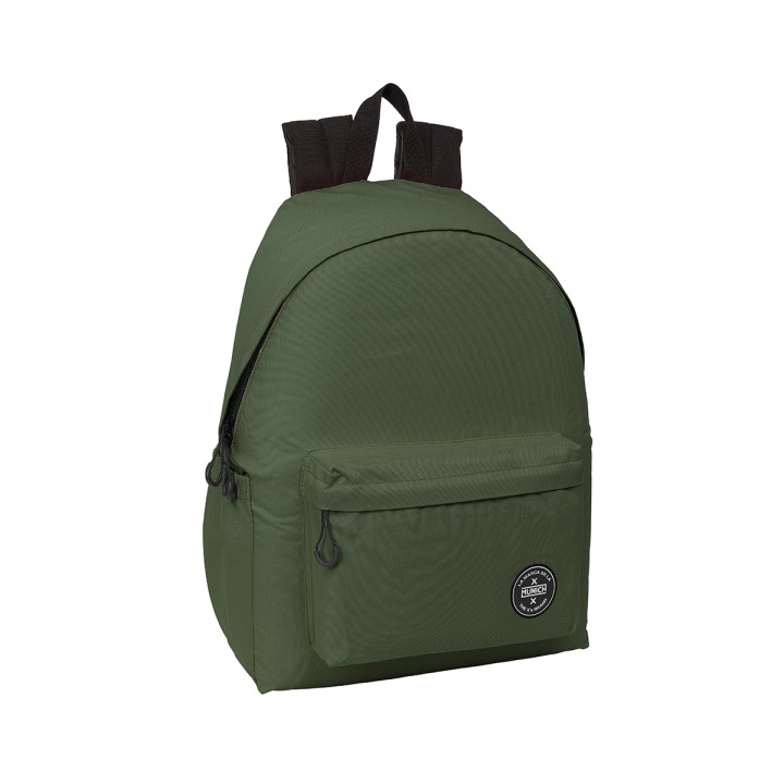 Safta Munich Teen Khaki Mochila para Portatil hasta 14.1" - 17.3L - Ergonomico - Correas Ajustables - 310x130x430mm - Color Verd