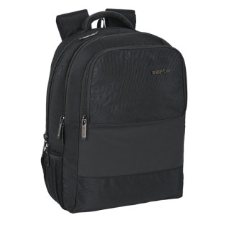 Safta Business Mochila para Portatil hasta 15.6" - Conector USB - Portabotellas - Respaldo Acolchado - Hombreras Ajustables y Tr