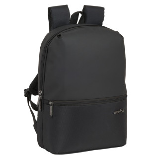 Safta Business Mochila para Portatil hasta 14.1" - Doble Tirador - Bolsillo Frontal - Hombreras Ergonomicas - Espalda Acolchada
