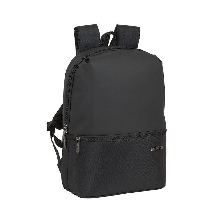 Safta Business Mochila para Portatil hasta 14.1" - Doble Tirador - Bolsillo Frontal - Hombreras Ergonomicas - Espalda Acolchada