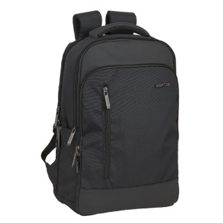 Safta Business Mochila para Portatil hasta 15.6" - Interior Acolchado - Conector USB - Portabotellas - Tirador Doble - 290x150x4