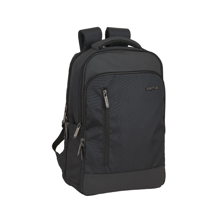 Safta Business Mochila para Portatil hasta 15.6" - Interior Acolchado - Conector USB - Portabotellas - Tirador Doble - 290x150x4