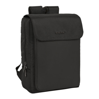Safta Business Mochila para Portatil hasta 13.3" - Cierre Doble - Conector USB - Correas Acolchadas y Transpirable - Espalda Aco