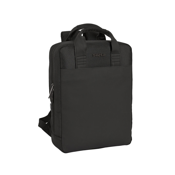 Safta Business Mochila para Portatil hasta 13.3" - Bolsillo Interior - Conector USB - Espalda y Hombreras Acolchadas - Cintas Aj