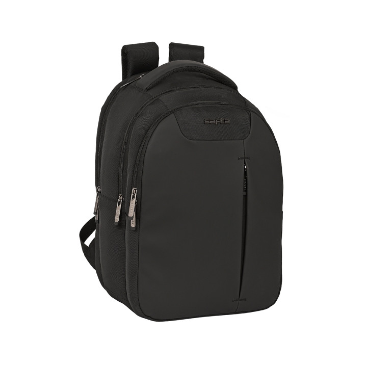 Safta Business Mochila para Portatil hasta 15.6" - Conector USB - Portabotellas - Antirrobo - Organizador - Tirador Doble - Colo