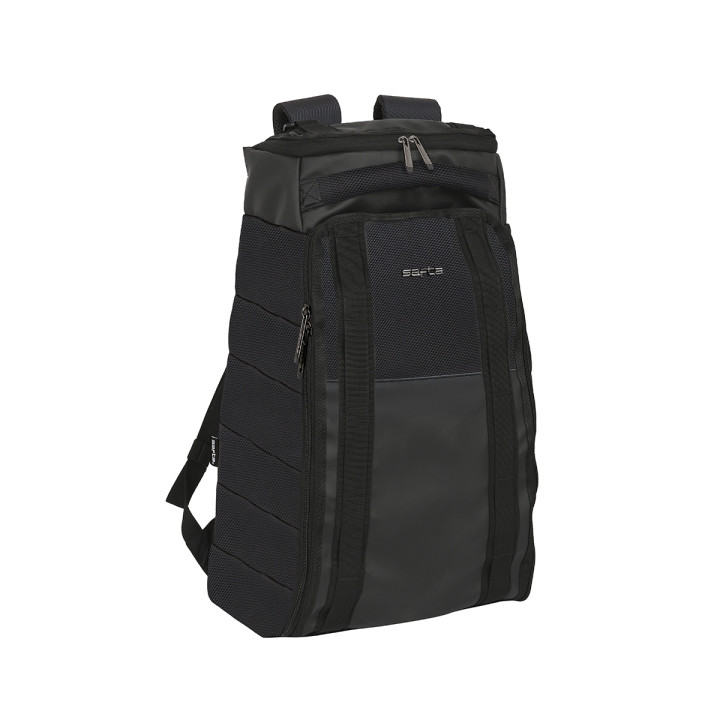 Safta Business Mochila de Viaje - Doble Cremallera - Bolsillos Laterales de Red - Bolsillo Trasero - Hombreras Acolchadas - Espa