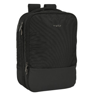 Safta Business Mochila para Portatil hasta 15.6" - Conector USB - Ergonomico - Organizador - Bolsillo Lateral - Cinta para Malet