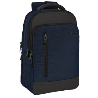 Safta Business Mochila para Portatil hasta 15.6" - Conector USB - Bolsillo para Tablet - Portabotellas - Organizador en Frontal