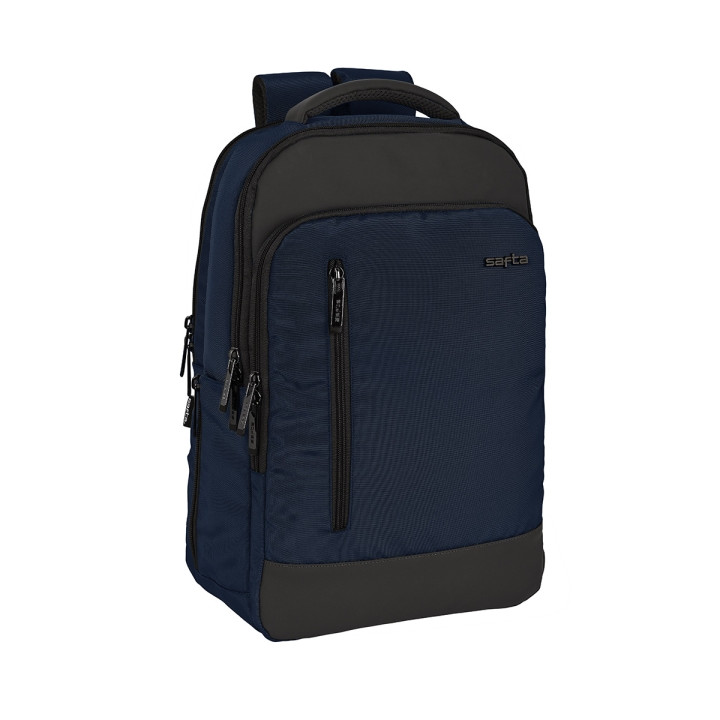 Safta Business Mochila para Portatil hasta 15.6" - Conector USB - Bolsillo para Tablet - Portabotellas - Organizador en Frontal