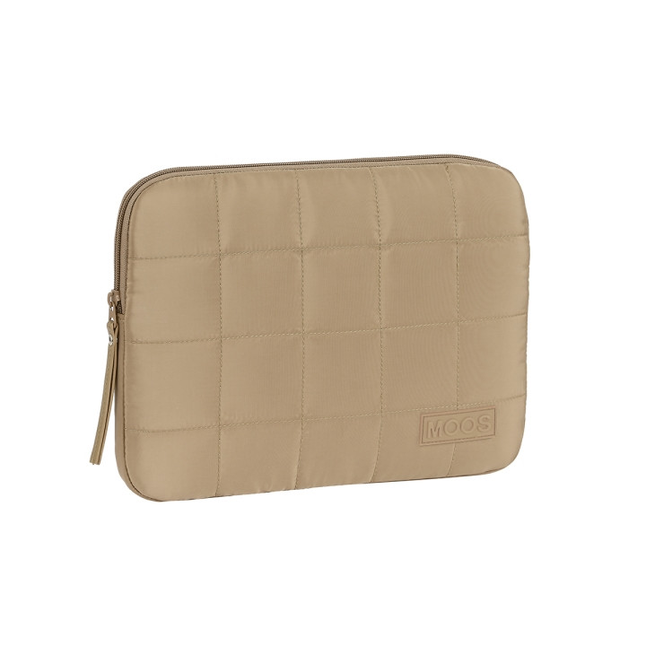 Safta Moos Capsula Camel Funda para Portatil hasta 11.6" - Alojamiento Acolchado - 1.42L - Proteccion contra Golpes - 310x20x230
