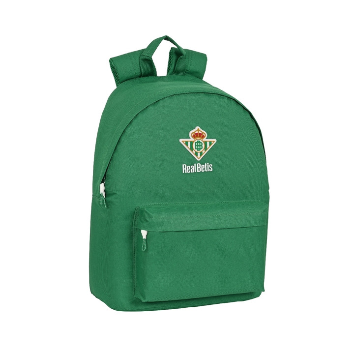 Safta Real Betis Balompie Mochila para Portatil hasta 14.1" - Bolsillo para Tablet - Bolsillo Frontal - Bolsillo Trasero - Tirad
