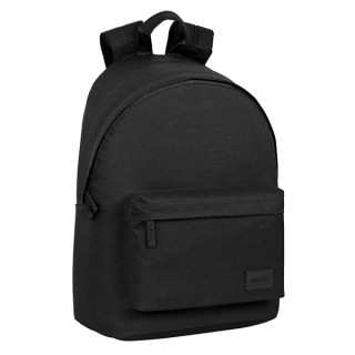 Safta Basic Mochila para Portatil hasta 14.1" - Bolsillo para Tablet - Tirador Doble - Hombreras Ergonomicas - Espalda Acolchada