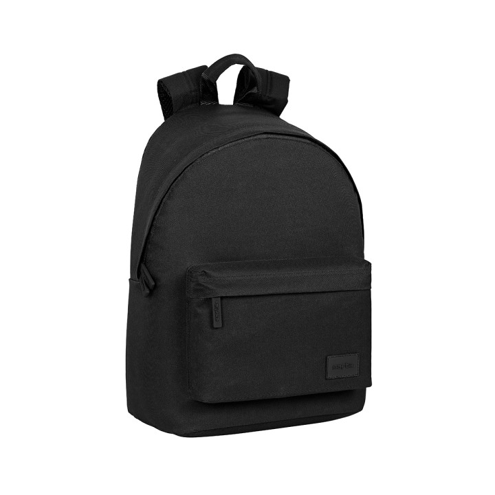 Safta Basic Mochila para Portatil hasta 14.1" - Bolsillo para Tablet - Tirador Doble - Hombreras Ergonomicas - Espalda Acolchada