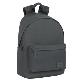 Safta Basic Mochila para Portatil hasta 14.1" - Bolsillo para Tablet - Tirador Doble - Hombreras Ergonomicas - Espalda Acolchada