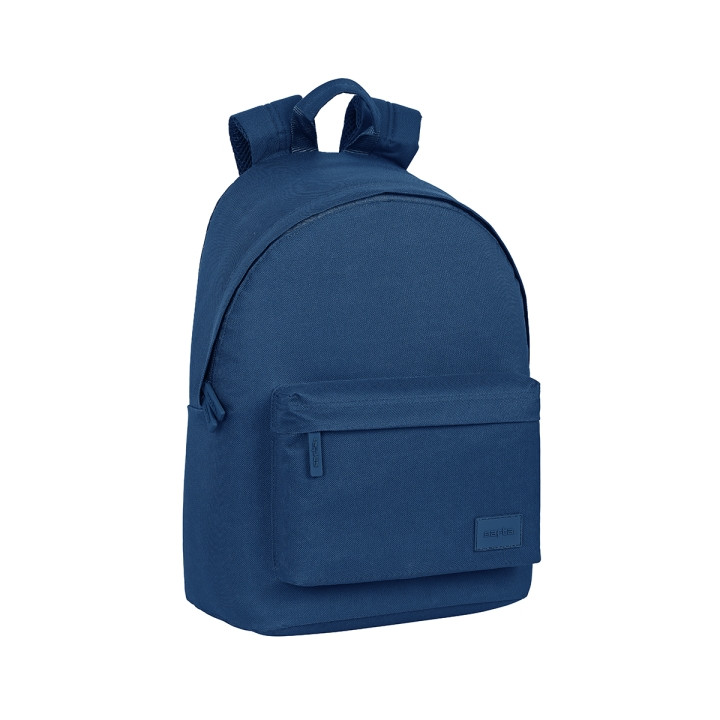 Safta Basic Mochila para Portatil hasta 14.1" - Bolsillo para Tablet - Bolsillo Frontal - Tirador Doble - Hombreras Ergonomicas