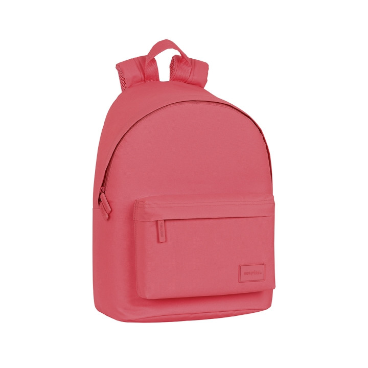 Safta Basic Mochila para Portatil hasta 14.1" - Bolsillo para Tablet - Bolsillo Frontal - Bolsillo Trasero - Tirador Doble - Hom