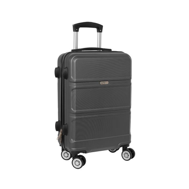 Safta Travel Maleta Trolley de Cabina 20” - Cierre con Candado - Interior Forrado - Cintas con PVC - Ruedas Giratorias - Asa Ext