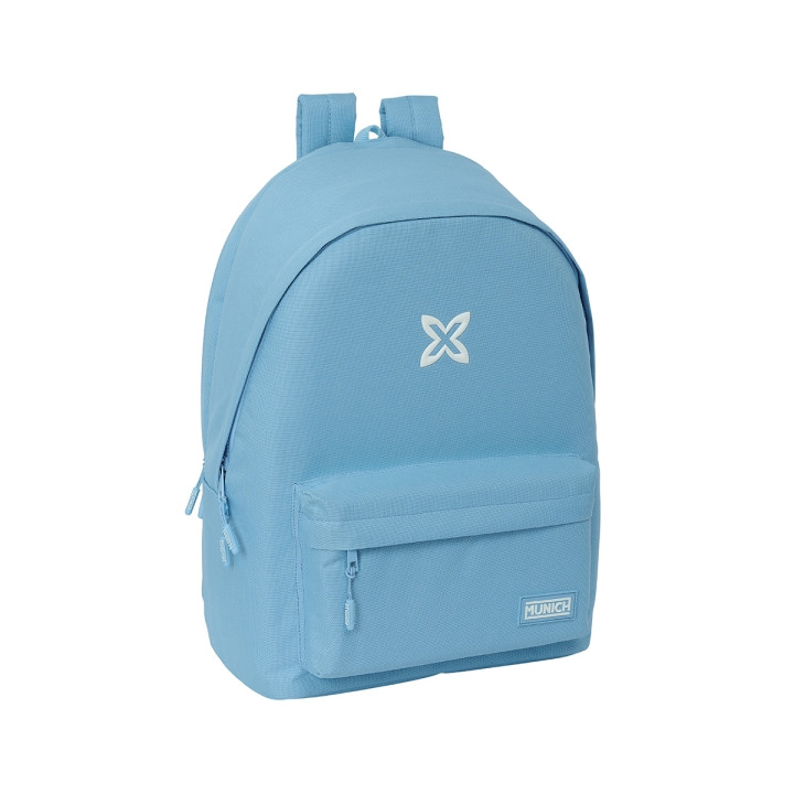 Safta Munich Basicos Mochila para Portatil hasta 15.6" - Alojamiento Antirrobo - Conector USB - Base Acolchada - Bolsillo Fronta