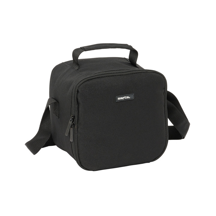 Safta Bolsa Isotermica Porta Alimentos 4.4L - Interior Forrado de Aluminio - Bandolera Ajustable - Repelente al Agua - Asa Super