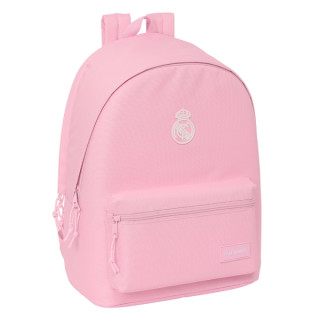 Safta Real Madrid Chica Mochila para Portatil hasta 15.6" - Antirrobo - Conector USB - Base Acolchada - Bolsillo Frontal - Hombr