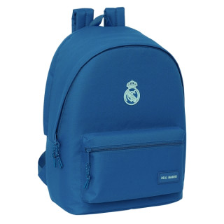 Safta Real Madrid Chica Mochila para Portatil hasta 15.6" - Conector USB - Base Acolchada - Bolsillo Frontal - Hombreras Ergonom