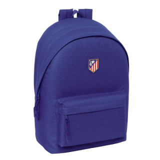 Safta Atletico de Madrid Teen Dark Blue Mochila para Portatil hasta 15.6" - Conector USB - 24.55L - Base Acolchada - Tirador Dob