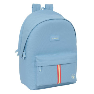 Safta el Ganso Basics Cerulean Mochila para Portatil hasta 15.6" - Conector USB - Base Acolchada - Tirador Doble - Hombreras Erg