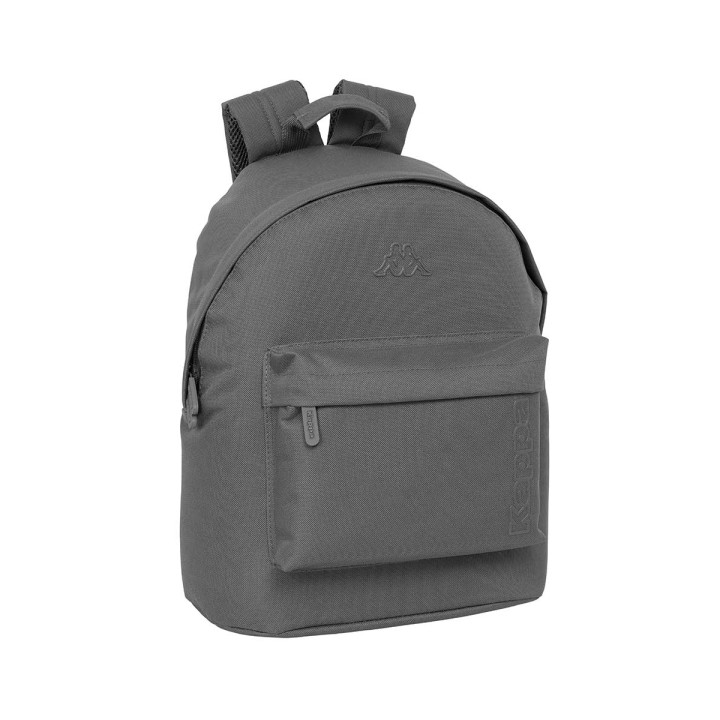 Safta Kappa Basics Gris Mochila para Portatil hasta 14.1" - Bolsillo para Tablet - Bolsillo Trasero - Tirador Doble - Hombreras