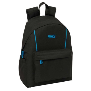 Safta Munich Road Mochila para Portatil hasta 14.1" - Interior Acolchado - Bolsillo Frontal - Portabotellas - Tirador Doble - Ho