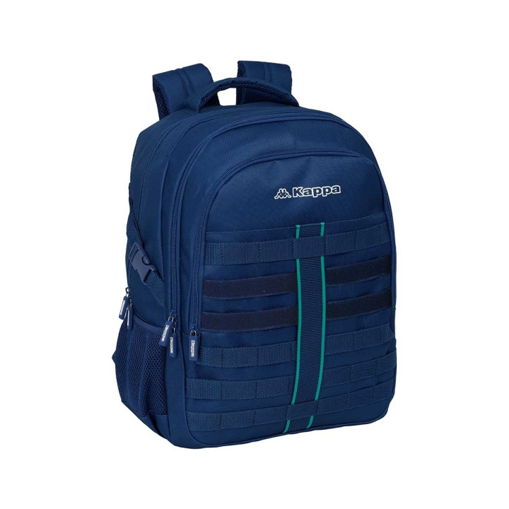 Safta Kappa Marino Mochila para Portatil hasta 15.6" - Bolsillo Antirrobo - Ergonomica - Cinta para Maleta - 23.46L - 340x150x46