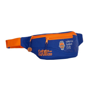 Safta Valencia Basket Bolsa de Cintura - Cremallera - Cintas Ajustables - 2.49L - Ligera y Practica - 230x90x120mm - Color Azul