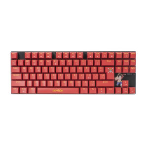 FR-TEC Teclado Mecanico Gaming TKL Compacto One Piece Luffy - Retroiluminacion - Anti-Ghosting - Cable Trenzado - Compatible co