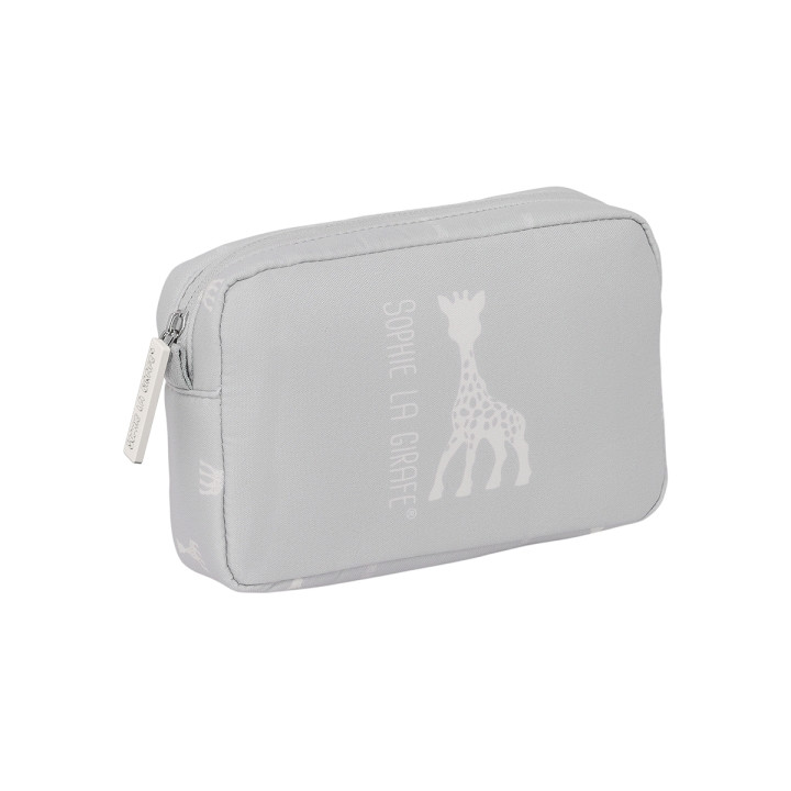 Safta Sophie la Girafe Mum Neceser de 1.43L - Compartimento con Cremallera - Resistente al Agua - Compacto - Ideal para Viajes -