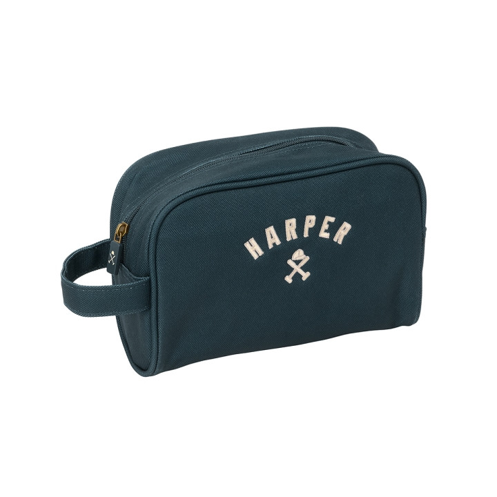 Safta Harper and Neyer Neceser de 3.6L - Cremallera - Asa Lateral - Interior Forrado - Organizadores Interiores - 240x100x150mm