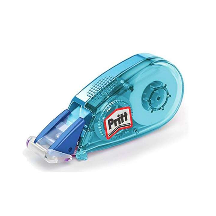 Pritt Micro Roller Cinta Correctora 5mm x 6m - Aplicacion Limpia - Preciso - Reciclable - Colores Azul