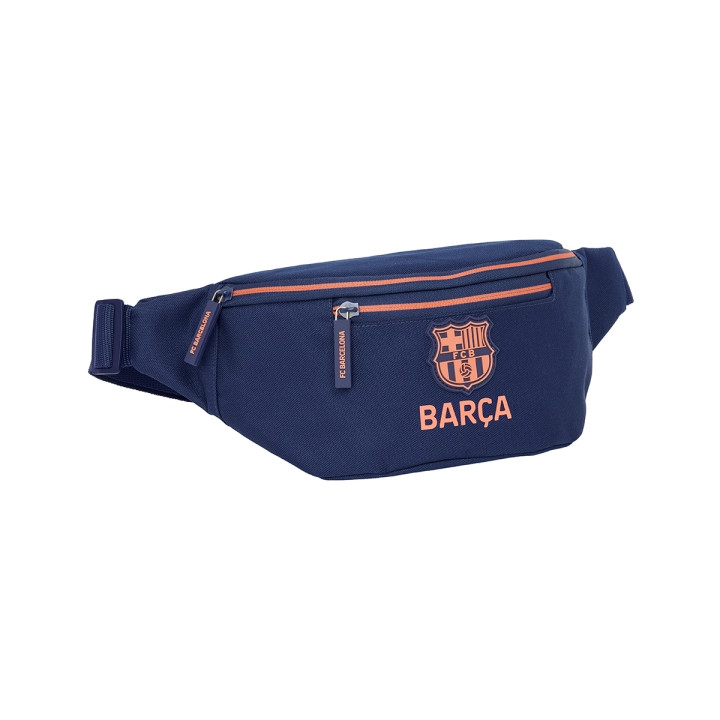 Safta F.C.Barcelona 2ª Equipacion Bolsa de Cintura - Cremallera - Cintas Ajustables - 2.49L - Material Resistente - 230x90x120mm