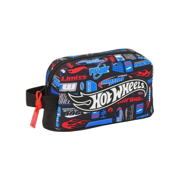 Safta Hot Wheels Portadesayunos Termico de 1.7L - Interior Forrado en Aluminio - 215x65x120mm - Color Azul