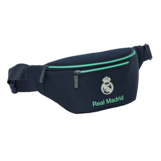 Safta Real Madrid 2ª Equipacion 25/26 Bolsa de Cintura - Cremallera - Cintas Ajustables - 2.49L - 230x90x120mm - Color Azul Mari