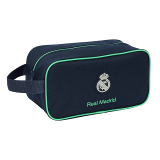 Safta Real Madrid 2ª Equipacion 25/26 Zapatillero - Asa Lateral - 6L - Material Resistente - 290x140x150mm - Color Azul Marino