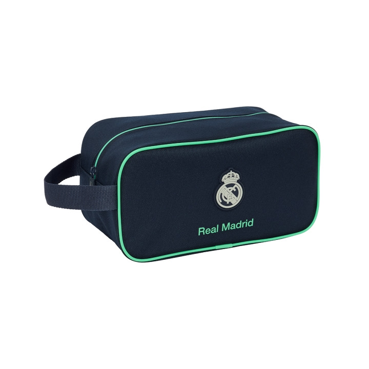 Safta Real Madrid 2ª Equipacion 25/26 Zapatillero - Asa Lateral - 6L - Material Resistente - 290x140x150mm - Color Azul Marino