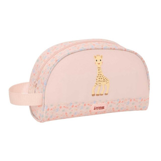 Safta Sophie la Girafe Joy Neceser de 3.75L - Cremallera - Asa Lateral - Adapatable a Carro - Repelente al Agua - Bolsillo Inter
