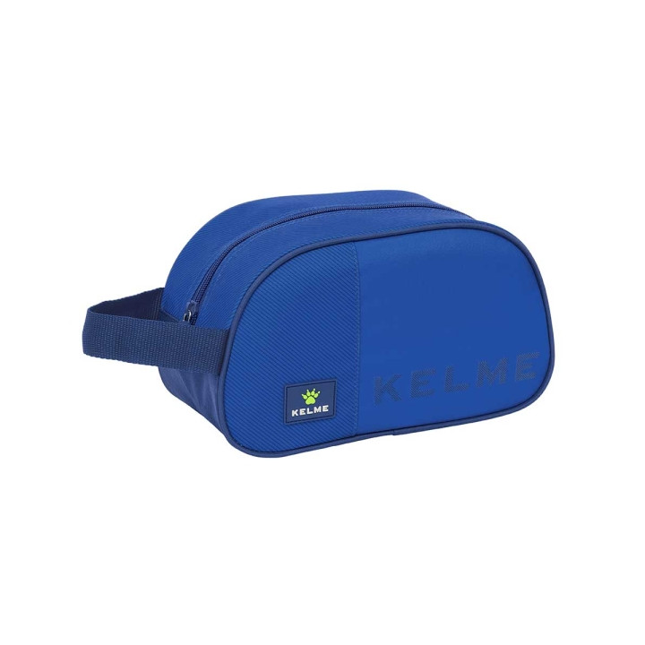 Safta Kelme Blue Neceser de 5L - Cremallera - Asa Lateral - Adapatable a Carro - 260x120x150mm - Color Azul