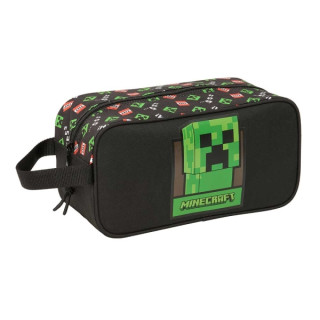 Safta Minecraft Zapatillero - Asa Lateral - 6L - Resistente - Facil Transporte - Resistente y Funcional - 290x140x150mm - Color