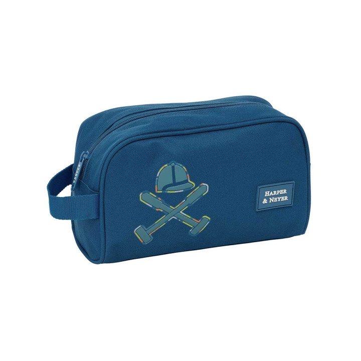 Safta Harper and Neyer Neceser de 3.6L - Cremallera - Asa Lateral - Interior Forrado - Organizadores Interiores - 240x100x150mm