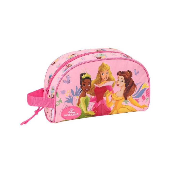 Safta Princesas Disney Neceser de 3.75L - Cremallera - Asa Lateral - Adapatable a Carro - Bolsillo Interior - 260x90x160mm - Col