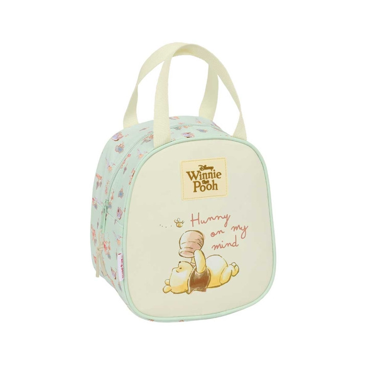 Safta Winnie The Pooh Neceser Termo de 5.85L - Interior Forrado en Aluminio - Asa Superior - 190x140x220mm - Color Beige