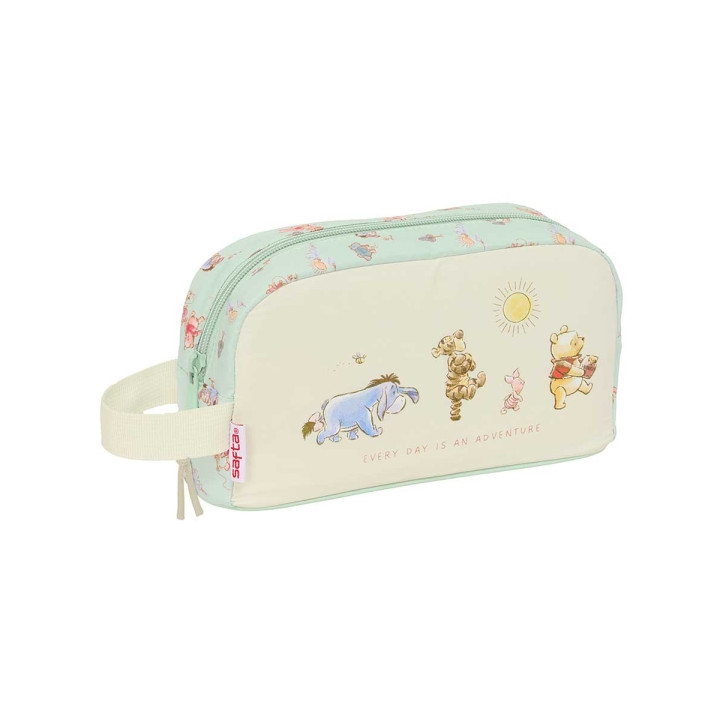 Safta Winnie The Pooh Portadesayunos Termico de 1.7L - Interior Forrado en Aluminio - 215x65x120mm - Color Beige