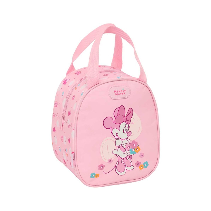 Safta Minnie Mouse Baby Neceser Termo de 5.85L - Interior Forrado en Aluminio - Asa Superior - 190x140x220mm - Color Rosa